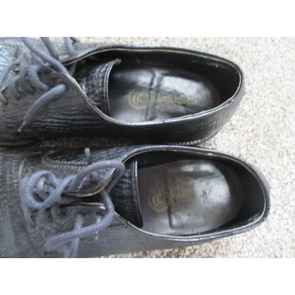 Vintage Churchill Mens Shoes (EDIT SIZE) Genuine Shark Skin marked mens 11